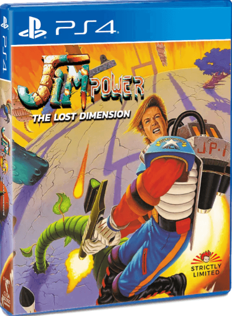 Jim Power: The Lost Dimension box art for Playstation 4